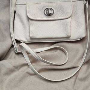 Liz Claiborne Cream Crossbody Bag